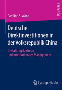 Produktbild: Deutsche Direktinvestitionen in der Volksrepublik China