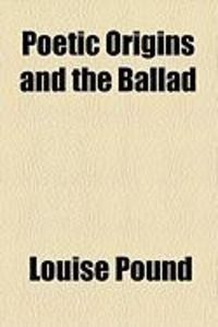 Produktbild: Poetic Origins and the Ballad