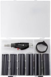 Bild vom Artikel TOOLCRAFT TC-HSK-27 27tlg. Schrumpfschlauchset mit 1300°C Mini-Heißgasbrenner vom Autor 