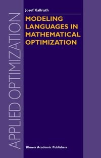 Produktbild: Modeling Languages in Mathematical Optimization