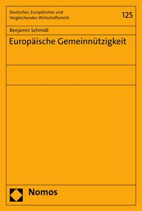 Produktbild: Europ&auml;ische Gemeinn&uuml;tzigkeit