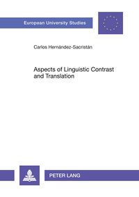 Produktbild: Aspects of Linguistic Contrast and Translation