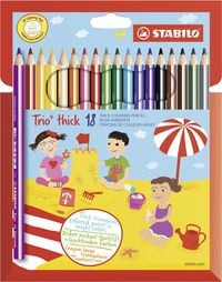 Produktbild: STABILO Dreikant-Buntstift - Trio dick - 18er Pack - mit 18 verschiedenen Farben