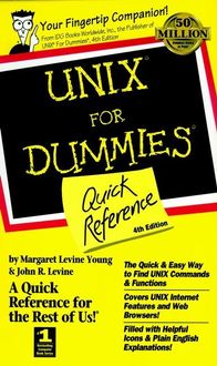 Produktbild: UNIX For Dummies Quick Reference 4e