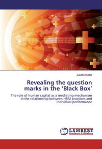 Produktbild: Revealing the question marks in the 'Black Box'