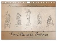 Produktbild: Von Mozart bis Beethoven (Wandkalender 2026 DIN A4 quer), CALVENDO Monatskalender