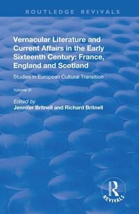 Produktbild: Vernacular Literature and Current Affairs in the Early Sixteenth Century