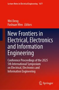 Produktbild: New Frontiers in Electrical, Electronics and Information Engineering