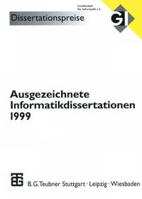 Produktbild: Ausgezeichnete Informatikdissertationen 1999