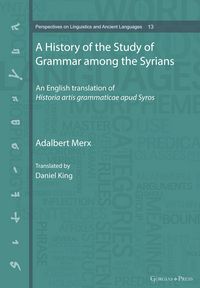 Produktbild: A History of the Study of Grammar among the Syrians