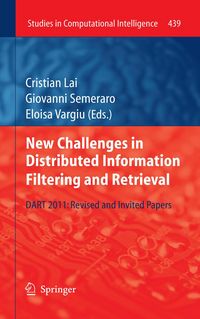 Produktbild: New Challenges in Distributed Information Filtering and Retrieval