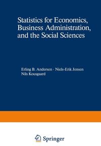 Produktbild: Statistics for Economics, Business Administration, and the Social Sciences