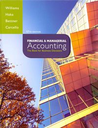 Produktbild: Williams, J: Financial & Managerial Accounting with Connect