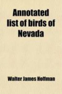 Produktbild: Annotated List of Birds of Nevada