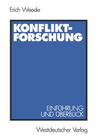 Produktbild: Konfliktforschung