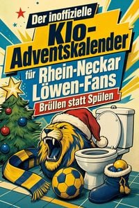Produktbild: Der inoffizielle Klo-Adventskalender f&uuml;r Rhein-Neckar L&ouml;wen-Fans