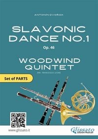 Produktbild: Woodwind Quintet: Slavonic Dance no.1 by Dvor&aacute;k (set of parts)