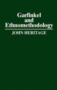 Produktbild: Garfinkel and Ethnomethodology