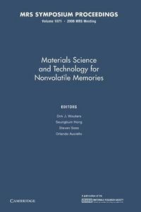 Produktbild: Materials Science and Technology for Nonvolatile Memories
