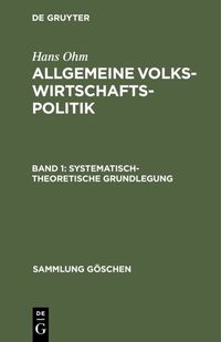 Produktbild: Systematisch-theoretische Grundlegung