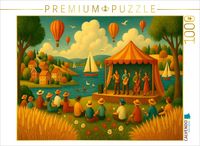 Produktbild: CALVENDO Puzzle Sommerfest am Wasser | 1000 Teile Lege-Gr&ouml;&szlig;e 64x48cm Foto-Puzzle f&uuml;r gl&uuml;ckliche Stunden