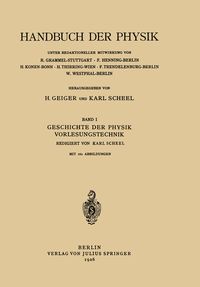 Produktbild: Geschichte der Physik Vorlesungstechnik