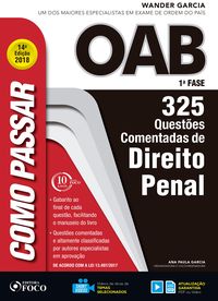 Produktbild: Como passar na OAB 1&ordf; Fase: direito penal
