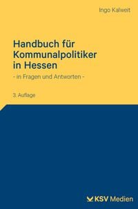 Produktbild: Handbuch f&uuml;r Kommunalpolitiker in Hessen