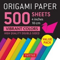 Produktbild: Origami Paper 500 sheets Vibrant Colors 4 (10 cm)