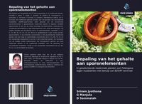 Produktbild: Bepaling van het gehalte aan sporenelementen