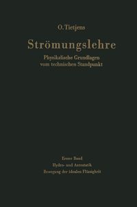 Produktbild: Str&ouml;mungslehre Physikalische Grundlagen vom technischen Standpunkt