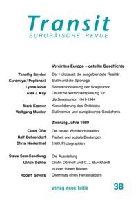 Produktbild: Transit 38. Europ&auml;ische Revue