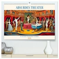 Produktbild: Absurdes Theater - In surrealen Traumwelten versinken (hochwertiger Premium Wandkalender 2026 DIN A2 quer), Kunstdruck in Hochglanz