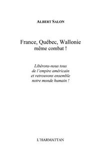 Produktbild: France,Quebec,Wallonie:meme combat