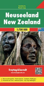 Produktbild: Neuseeland 1 : 700 000 mit Stadtplan Wellington