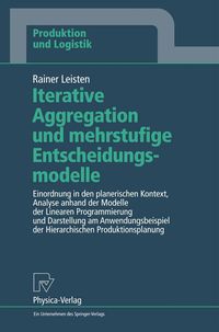 Produktbild: Iterative Aggregation und mehrstufige Entscheidungsmodelle