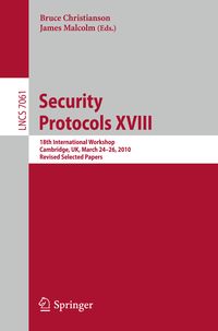 Produktbild: Security Protocols XVIII