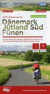 Bild vom Artikel ADFC-Radtourenkarte DK2 Dänemark/Jütland Süd/ Fünen, 1:150.000, reiß- und wetterfest, GPS-Tracks Download, E-Bike geeignet vom Autor 