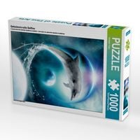 Produktbild: CALVENDO Puzzle Geheimnisvolle Delfine | 1000 Teile Lege-Gr&ouml;&szlig;e 64x48cm Foto-Puzzle f&uuml;r gl&uuml;ckliche Stunden