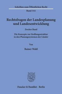 Produktbild: Rechtsfragen der Landesplanung und Landesentwicklung.