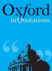 Produktbild: Oxford in Quotations