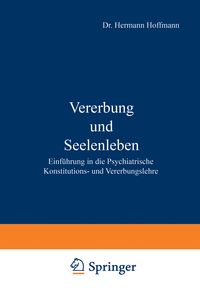 Produktbild: Vererbung und Seelenleben