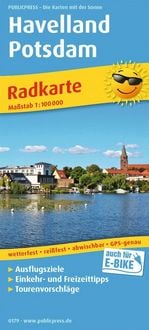 Produktbild: Publicpress Radkarte Havelland, Potsdam 1:100.000