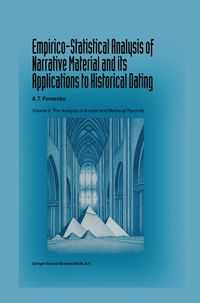 Produktbild: Empirico-Statistical Analysis of Narrative Material and its Applications to Historical Dating