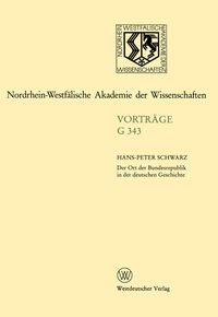 Produktbild: Der Ort der Bundesrepublik in der deutschen Geschichte