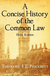 Produktbild: A Concise History of the Common Law. Fifth Edition.