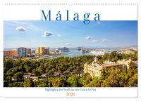 Produktbild: Malaga Highlights der Stadt an der Costa del Sol (Wandkalender 2026 DIN A2 quer), CALVENDO Monatskalender