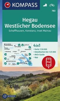 Bild vom Artikel KOMPASS Wanderkarte Hegau Westlicher Bodensee, Schaffhausen, Konstanz, Insel Mainau vom Autor Kompass-Karten GmbH