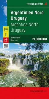 Produktbild: Argentinien Nord - Uruguay, Stra&szlig;enkarte 1:1.800.000, freytag & berndt