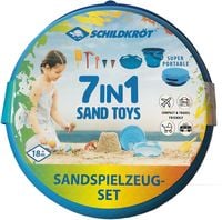 Produktbild: Schildkr&ouml;t Funsports - 7in1 Sand Toys Falteimer Set - blau